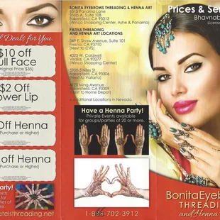 $10 off Full Face Promotion going on right now! Walk-ins Welcome