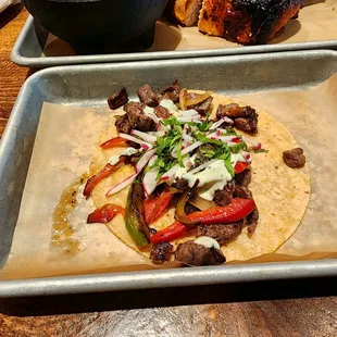 Beef taco
