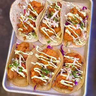 bonita tacos: baja style deep fried shrimp (03/2023)