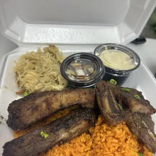 Combo BBQ plate (kelaguen not pictured)