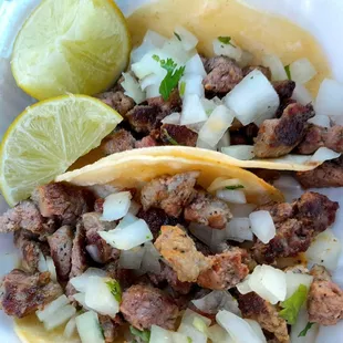 Carne asada  tacos