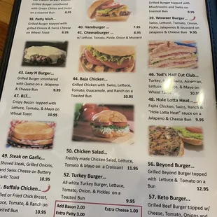 Burger menu