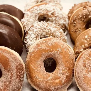 Fresh original donuts