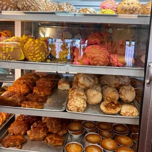 a variety of baked goods