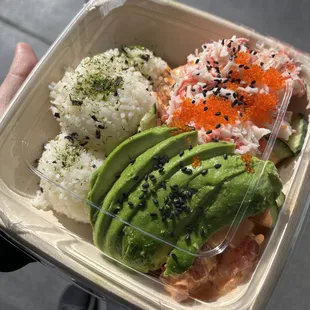 mexi-cali poke bowl $20.90