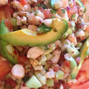 Ceviche De Pescado Tostada