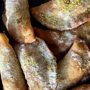 minced lamb anise cardamom mint samosa