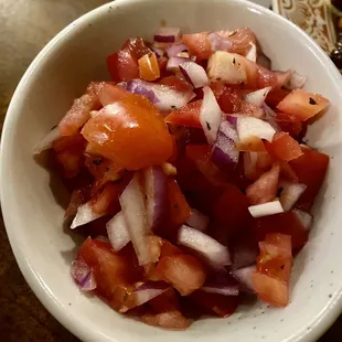 Side of tomato salad
