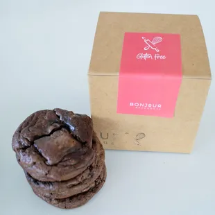 Our delicious Chocolate Gluten Free Cookies! Order in advance to make sure we have them available for you!