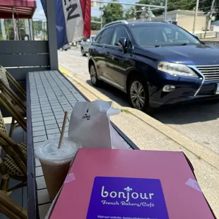 outside, donuts