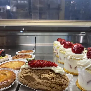 French patisserie focus. This is the brown sugar strawberry eclair