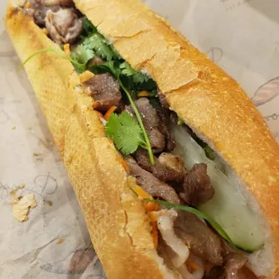 Banh mi thit ngoui (cold cuts)