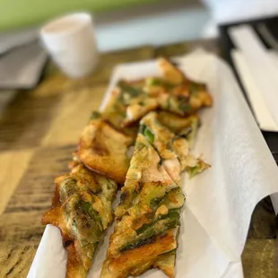 Seafood and Green Onion Pancake‍