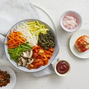 Tuna and Kimchi Bibimbap