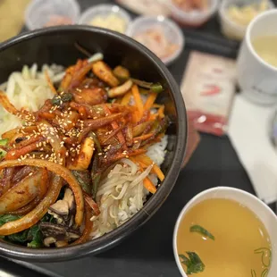 Spicy Seafood Stone Bowl Bibimbap