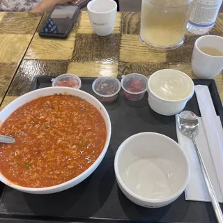 Bulgogi and Octopus Porridge