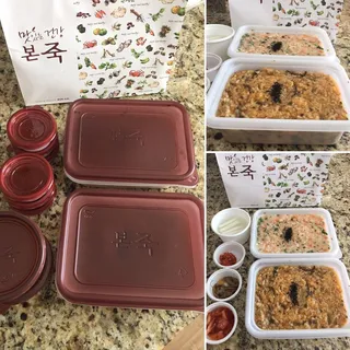 Red Crab Meat Porridge