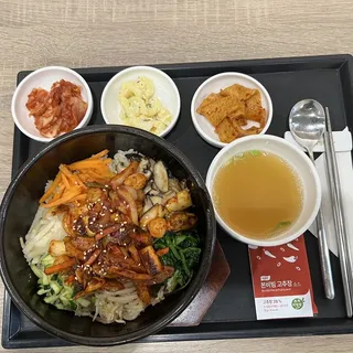 Spicy Seafood Bibimbap