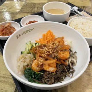 Spicy Shrimp Bibimbap