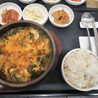 Spicy Seafood Stew in Hot Pot Soup