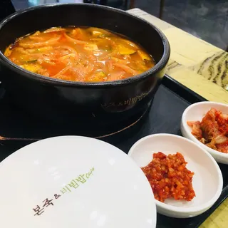 Clam and Bean Paste Stew Soup