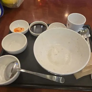 Beef Mushroom Porridge