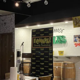 Bonkerz Setup in front of the Pickle Barrels