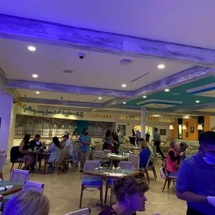 The room can get full