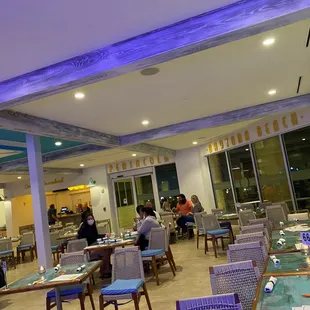 Lots of space, but usually lots of people too