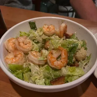 Caesar Salad with Shrimp