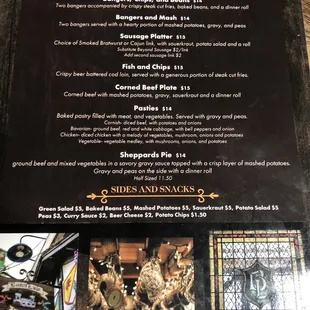 Menu as of 11/12/2022