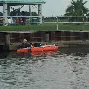 Someone&apos;s home made-boat. Creative
