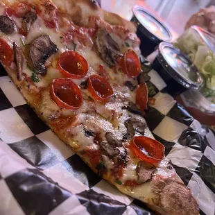 Slice of Pepperoni and Mushroom