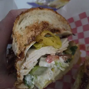 Chop Chop Sandwich w/everything.