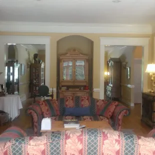 Living area inside the Inn