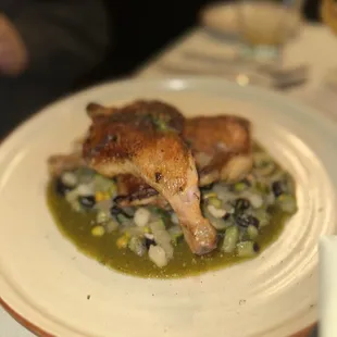 Tequila lime game hen