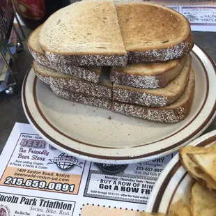 Buttered Rye Toast