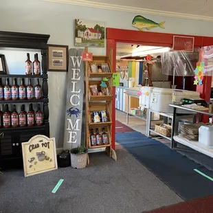 We sell a the BEST, locally made, Bloody Mary mix and cocktail sauce in town!