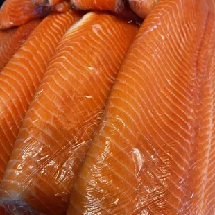 Wild Caught Salmon is fresh and always available