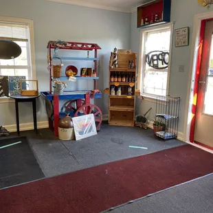 the inside of a store