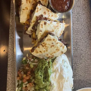 Brisket quesadilla