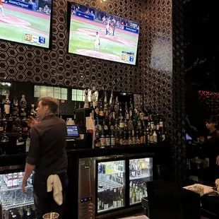 The bar.