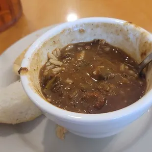 Gumbo (partially eaten, LOL)