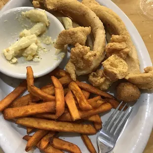 Fish and shrimp