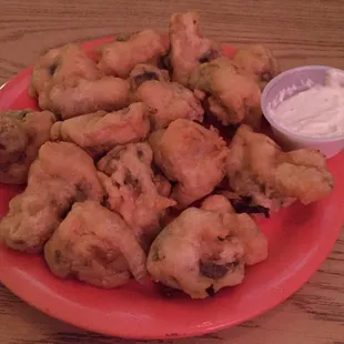 Fried mushrooms