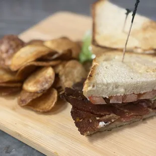 BLT with House Chips