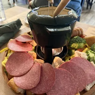 Cheese fondue