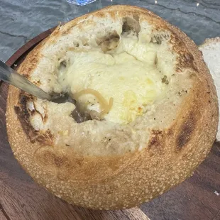 French Onion Bread bowl