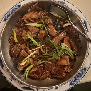 mushroom sticky rice