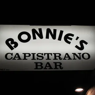 Bonnie&apos;s sign